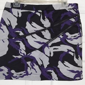 Camo style mini skirt